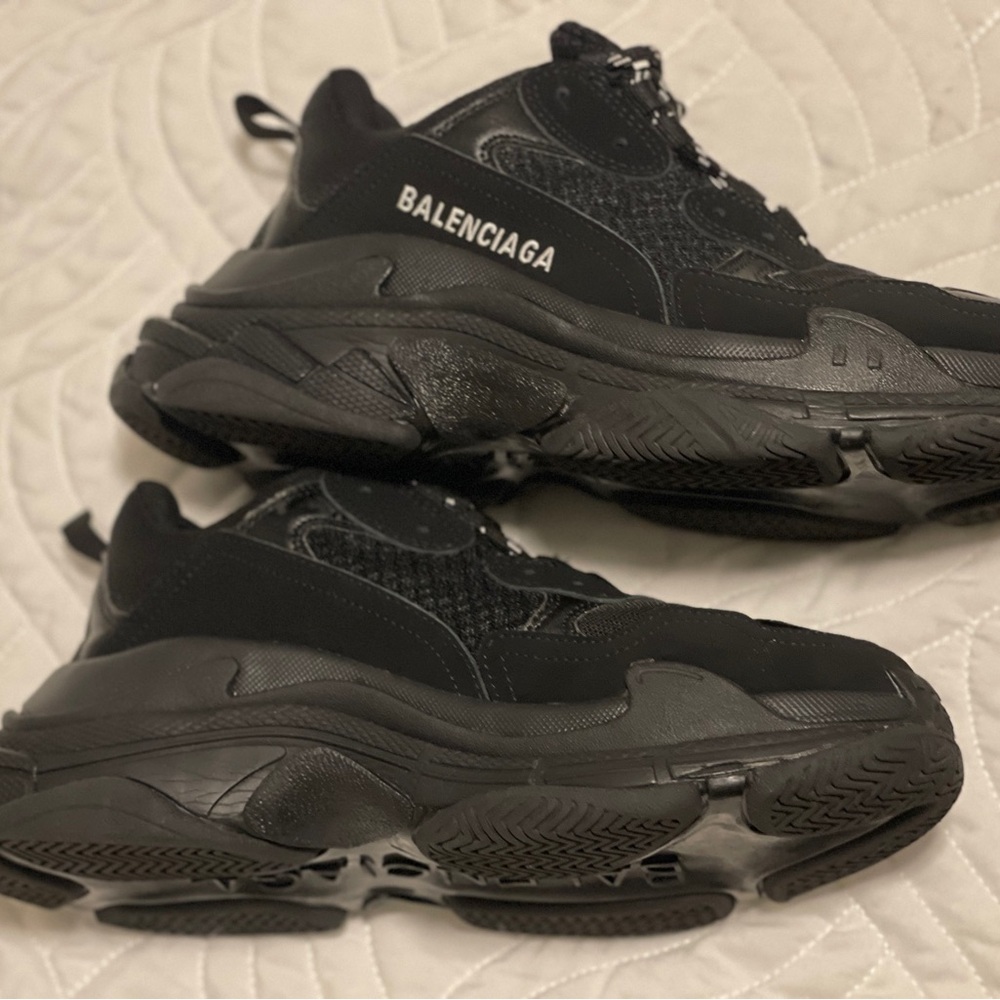 Balenciaga Triple S Black Shoes